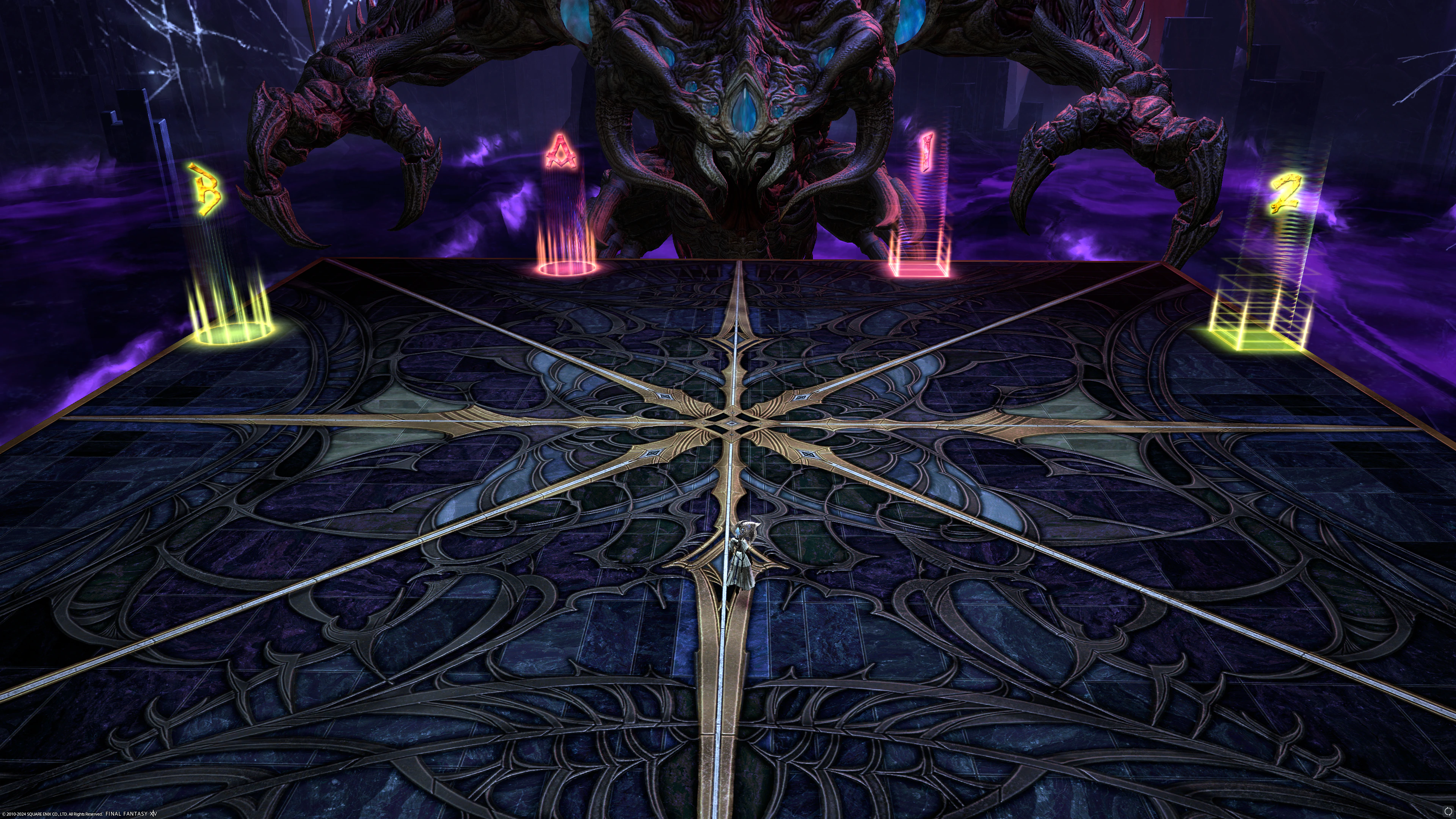 Preview of how Waymarks appear in-game